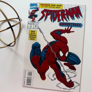 Spider-Man Adventures #1 : 1994, bande dessinée avec couverture en aluminium, lézard, État du Nouveau-Mexique