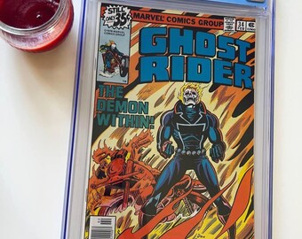 Marvel Comics Ghost Rider 第34号 ヴィンテージ 1979 -- GHOST RIDER #34 CGC 9.6 | White Pages - Collector's