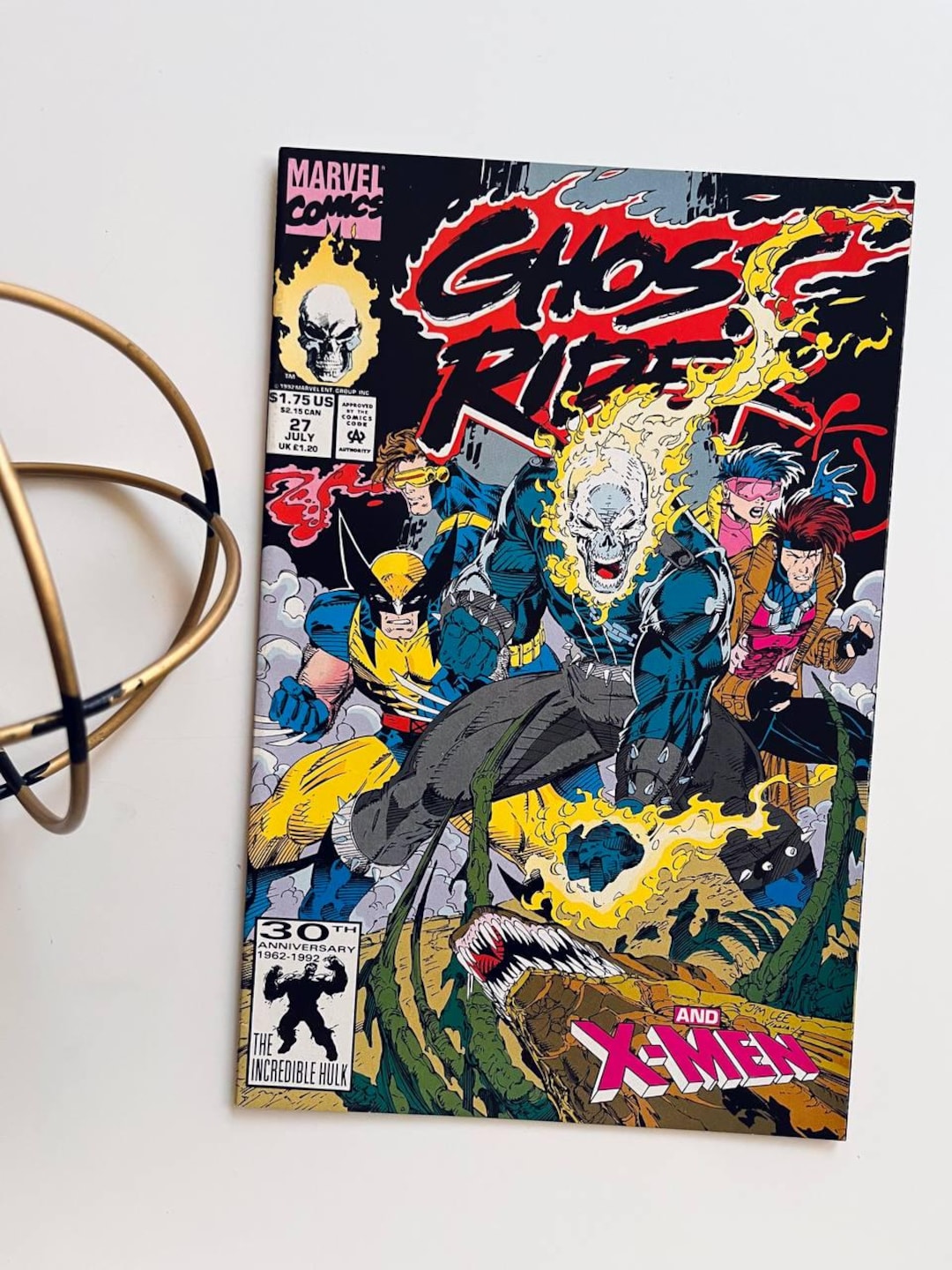 Knight Rider X Men Ghost Rider 27 Crossover With the X-men Vintage Old Comic Book 1992 - Etsy