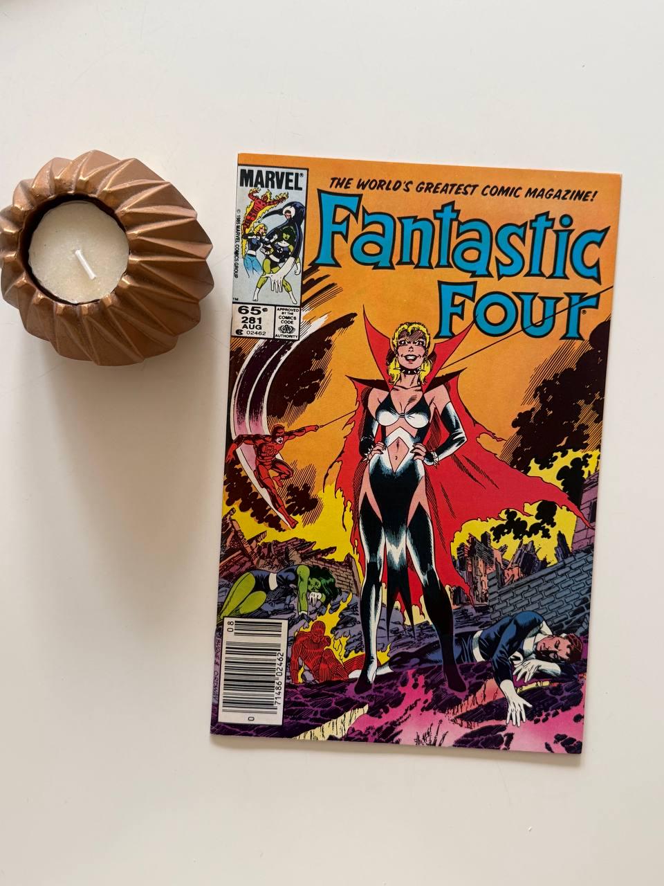 Fantastic Four #281 (1985) Newsstandб, 1st Malice Cover