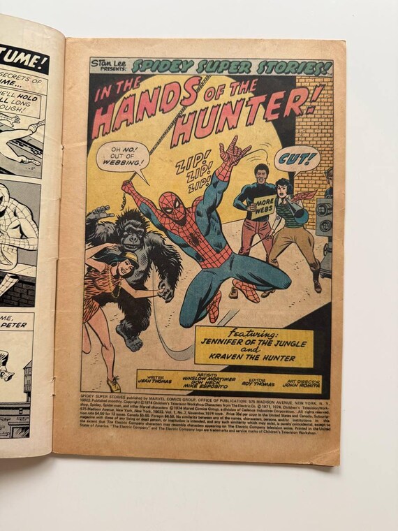 1974 Spidey Super Stories #2: Kraven, Doctor Octopus, Romita Cover