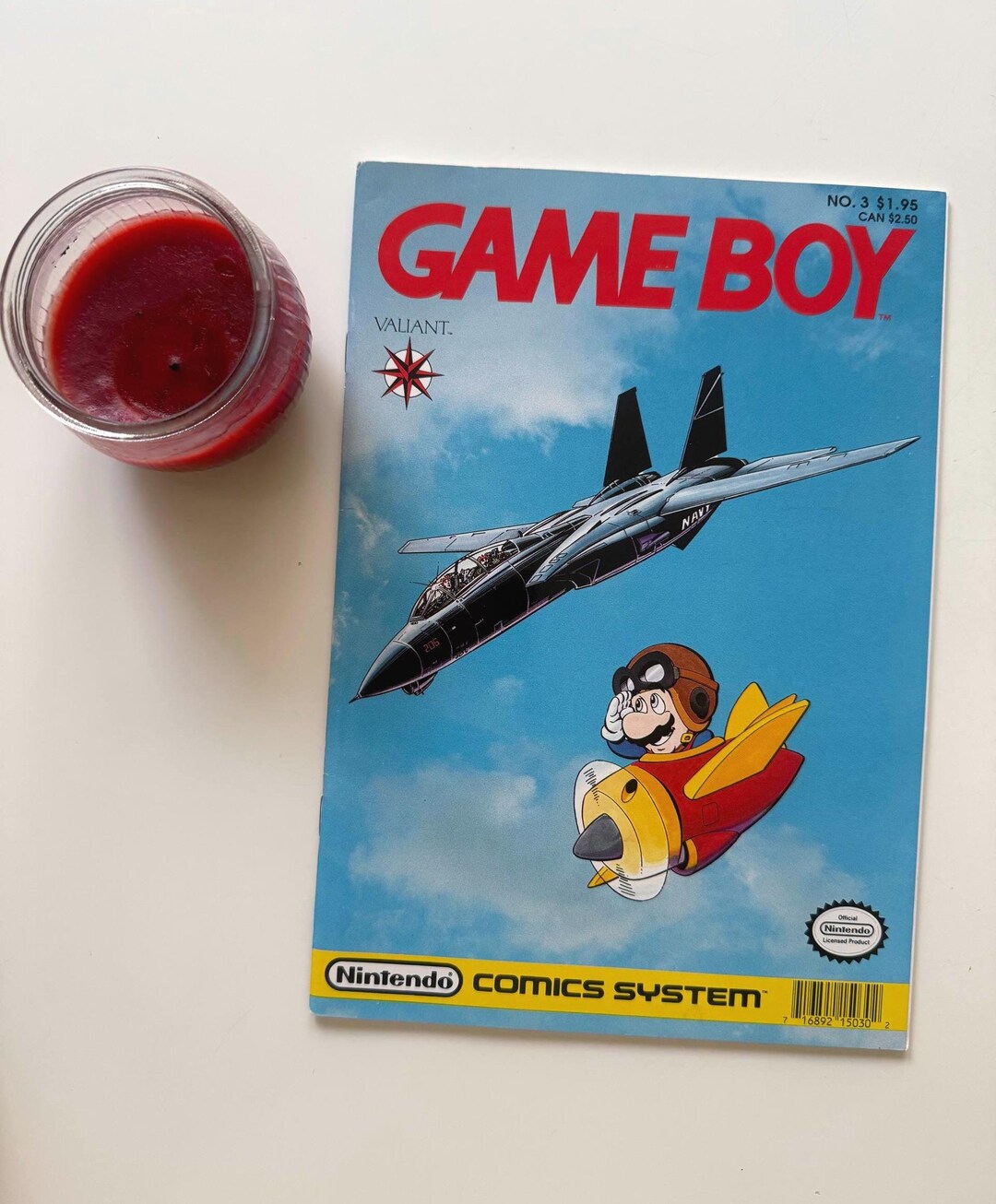 Game Boy #3 (1990) | Valiant Nintendo Comic Book | Mario Aviator Cover ...