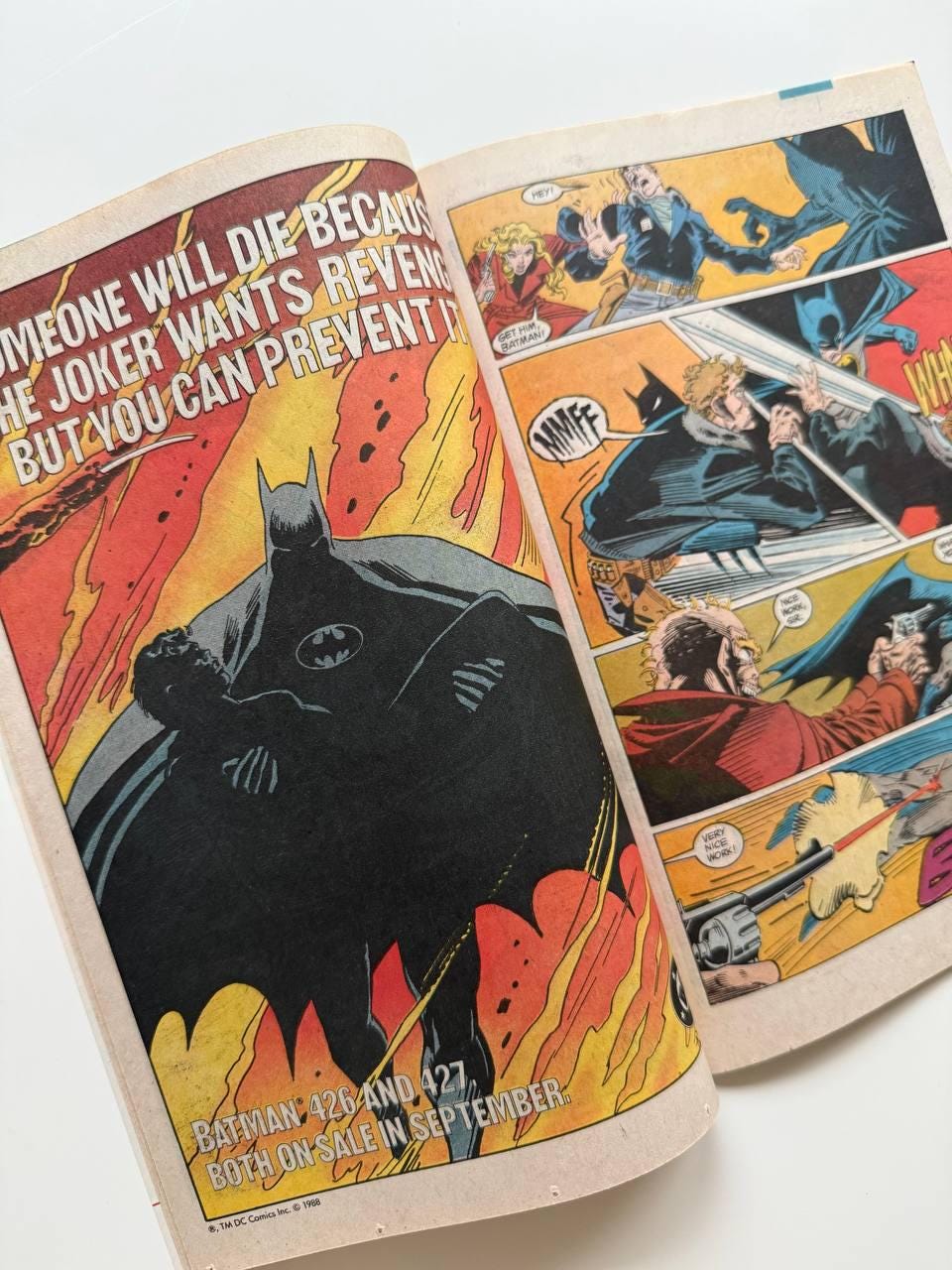 1988 -- Detective Comics #593 BATMAN | Newsstand - Vintage Comic Book ...