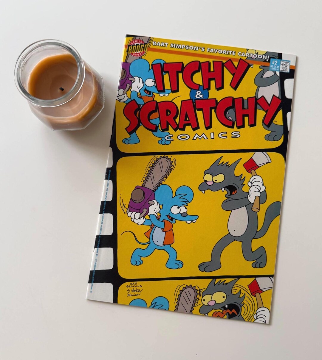 Itchy & Scratchy Comics 2 (1994) Simpsons Bongo Comic Book
