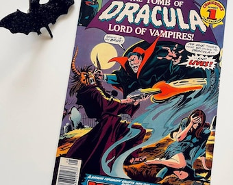 Tomb of DRACULA #47 Lord Of Vampires - Vintage Horror Comic 1976