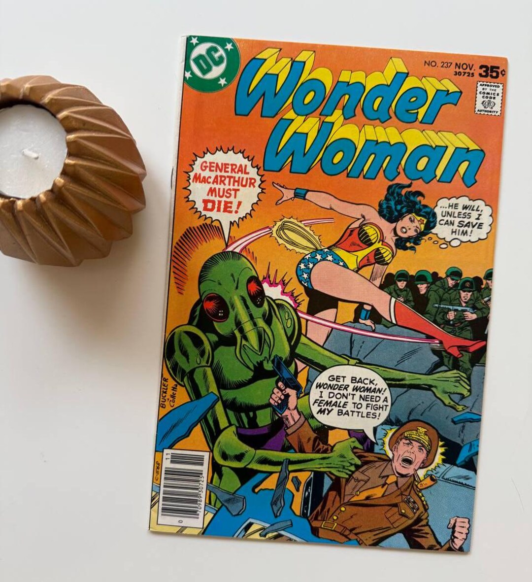 Wonder Woman #237 (1977): WWII Era Vintage Comic Book
