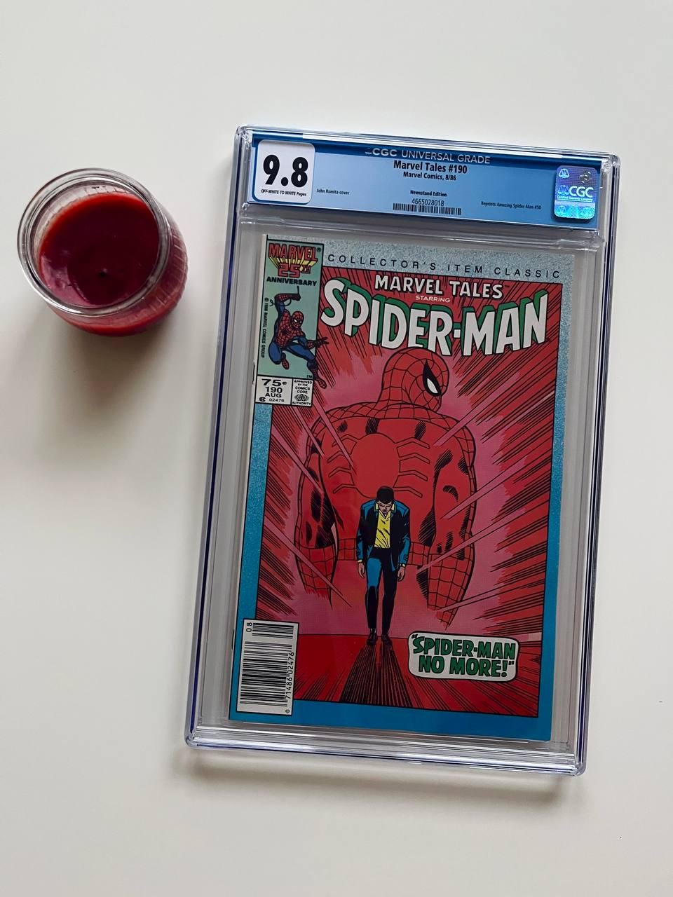 Marvel Tales #190 (1986) Spider-man CGC 9.8 - Comic Book