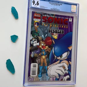 SONIC The Hedgehog #89 CGC 9.6 - Collector&#39;s vintage comic book 2000 |  Low print run | Archie Comics | Sally, Knuckles, Robotnik