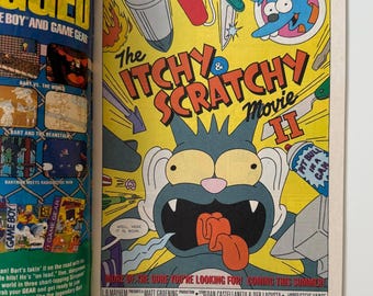 Itchy & Scratchy Comics #2 (1994): Simpsons Bongo Comic Book - Etsy