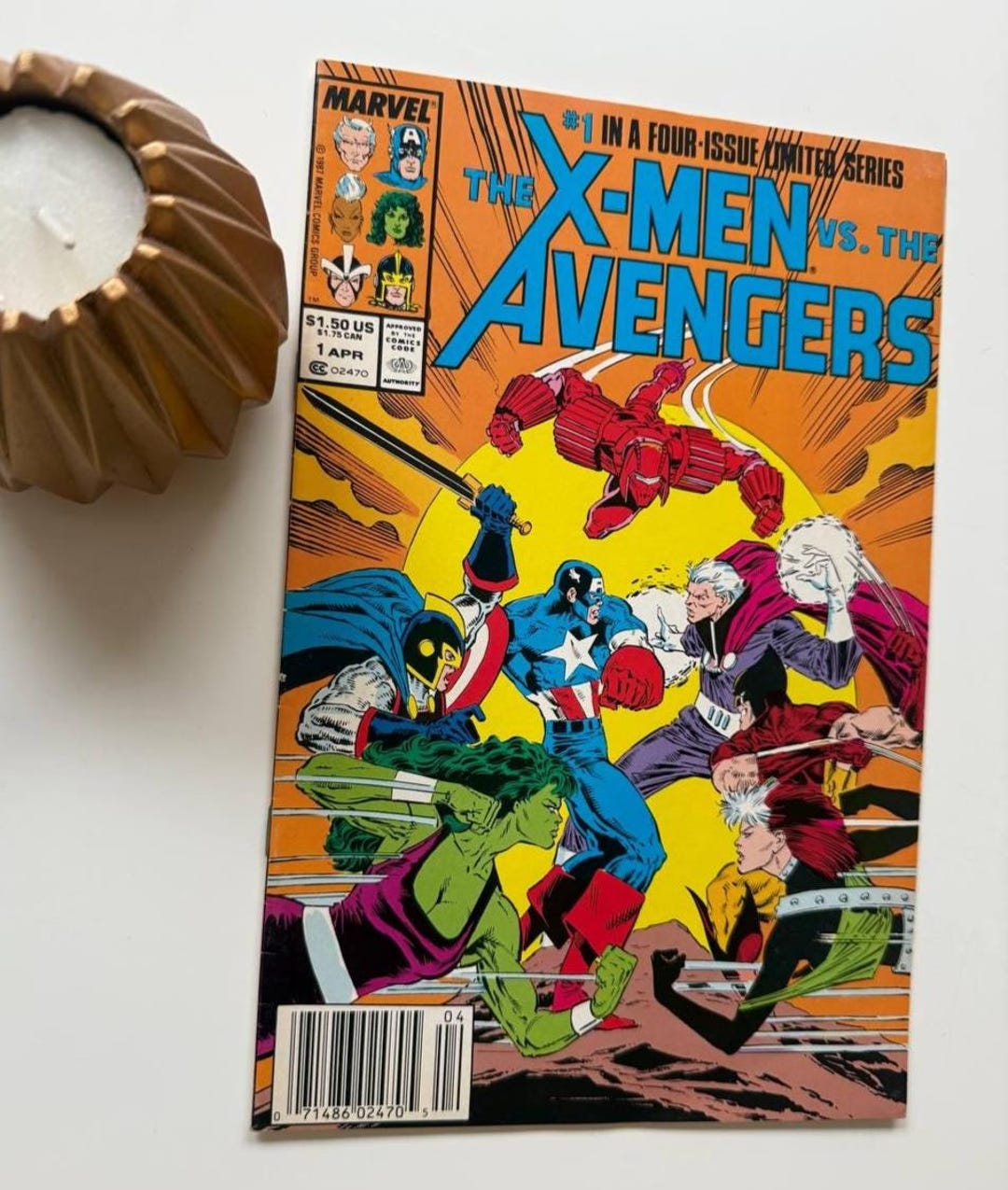 1987 -- X-MEN Vs THE AVENGERS #1 | Wolverine, Storm, Captain