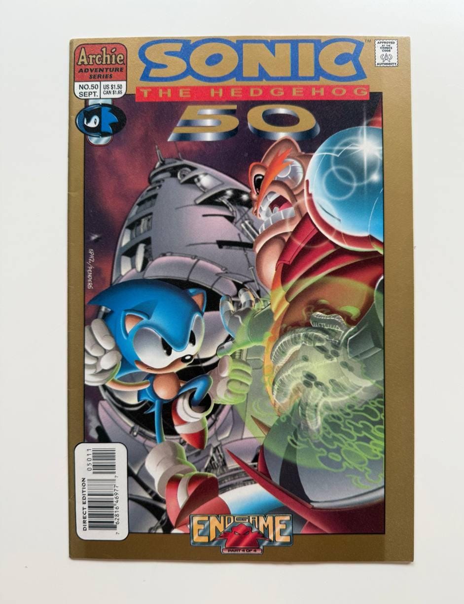 Sonic the Hedgehog #50 Comic Book (1997) - Endgame Arc, Direct