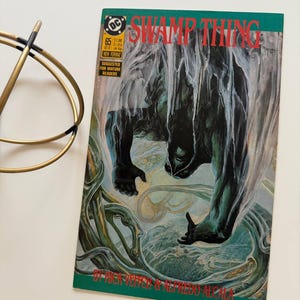 John Constantine -- SWAMP THING #65 - Horror Spooky Vintage comic book 1987 | GREAT Condition | Hellblazer | Key early issue  Dc