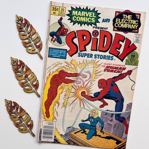 Spidey Super Stories #20 (Spider-Man + Human Torch & Invisible Girl ) - Vintage comic book 1970s