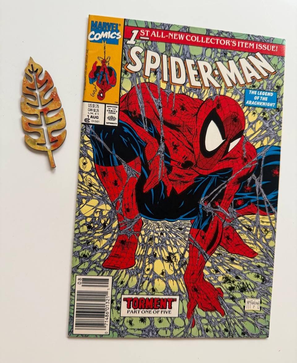 Spider-man #1 (1990): Todd Mcfarlane Cover, Newsstand Edition, NM