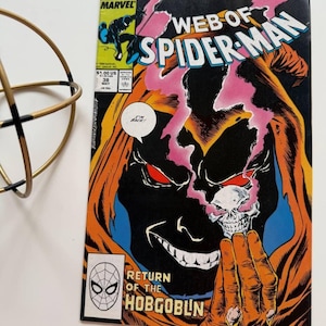 Web of Spider-Man #38 (1988): Hobgoblin, Kingpin - VF/NM