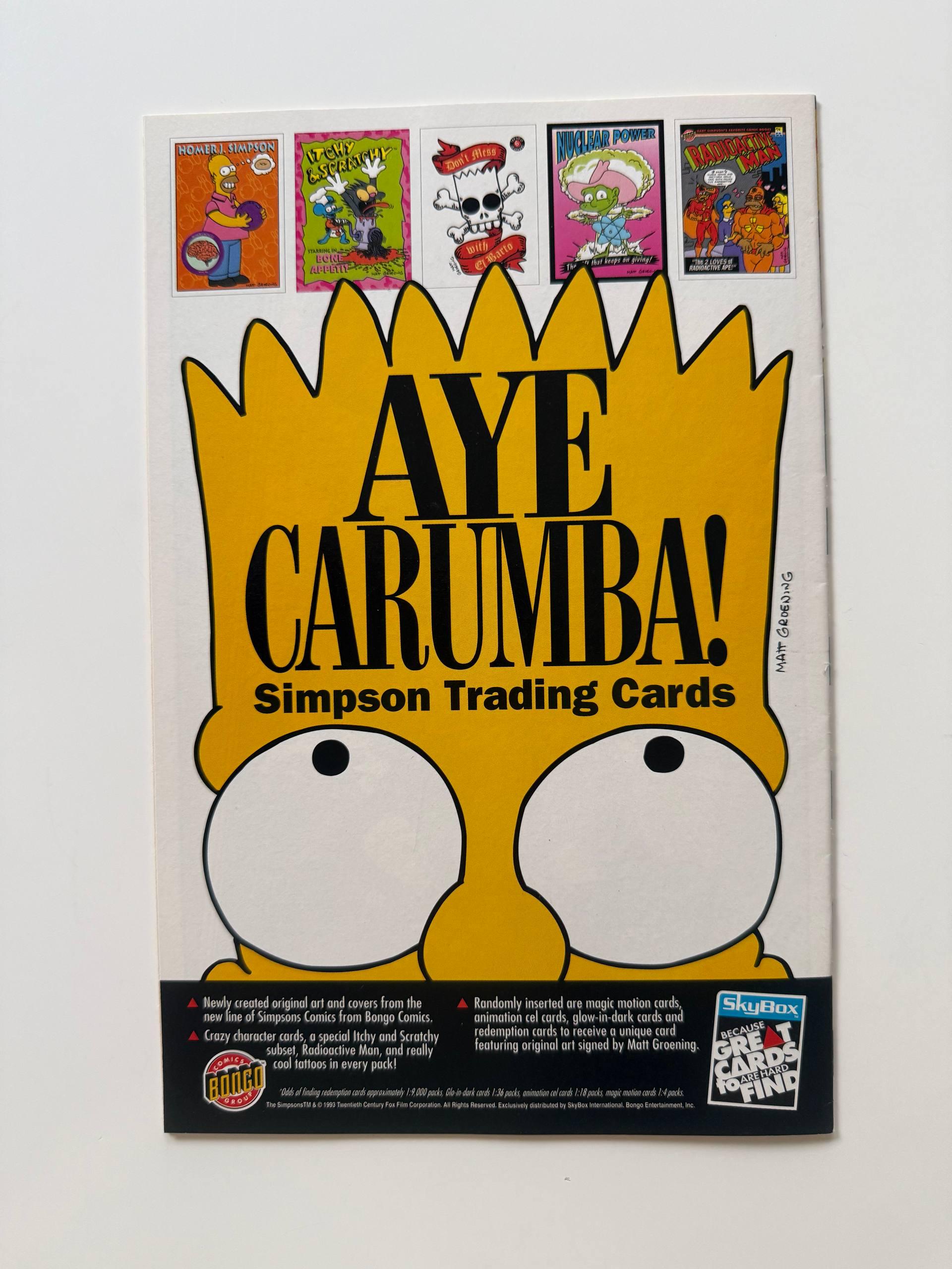 Itchy & Scratchy Comics #2 (1994): Die Simpsons Bongo Comic - Etsy.de