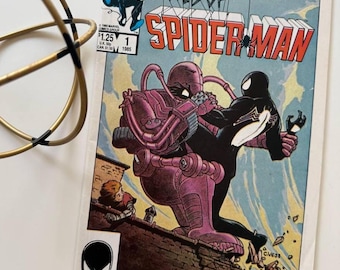 Web of Spider-Man Annual #1 (1985): Spider-Man vs Robots Comic