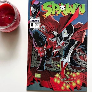 Spawn #8 (1993) NM / Arte de Todd McFarlane + Póster de Frank Miller - Cómic