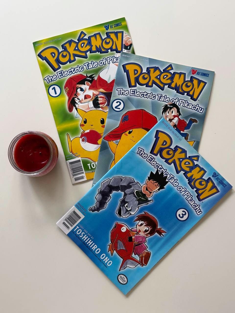 Pokemon the Electric Tale of Pikachu #1 #2 #3 Comic Book Lot | Viz