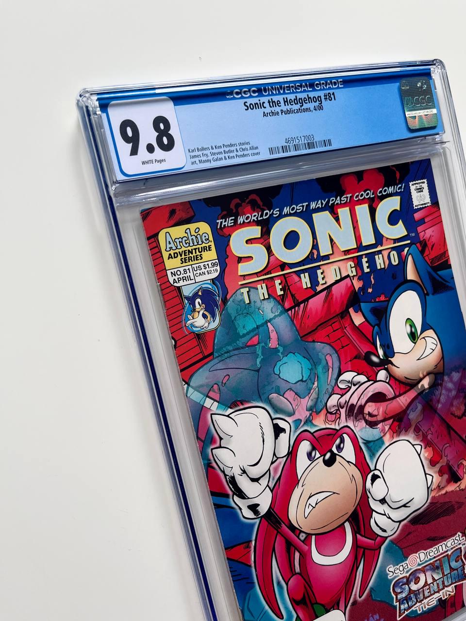 ソニック・ザ・ヘッジホッグ 1~8巻 セット ソニック・ザ・ヘッジホッグ #81 CGC 9.8 (2000) | アドベンチャー関連