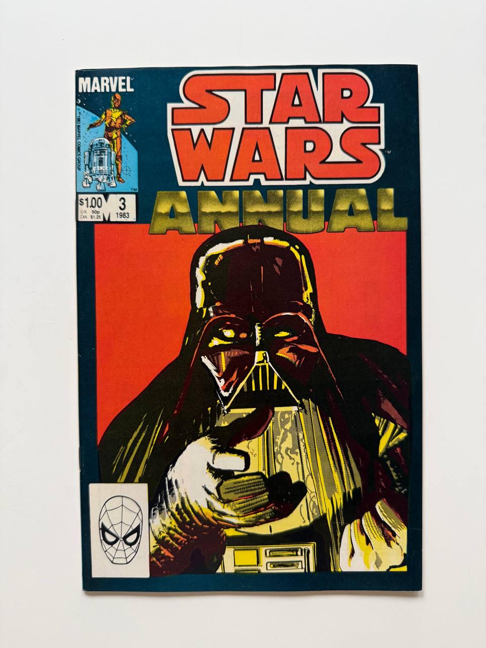 Star Wars Annual #3 (1983) Darth Vader Cover Key Issue - Vintage