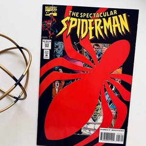 Spectacular Spider-Man #223 ( Die-Cut Cover) - Vintage comic book 1995