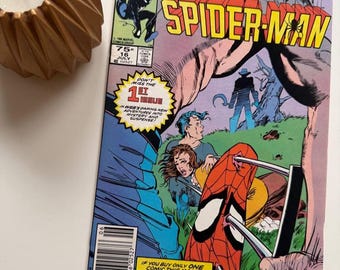 Web of Spider-Man #16 (1986): Black Suit, Newsstand Comic Book