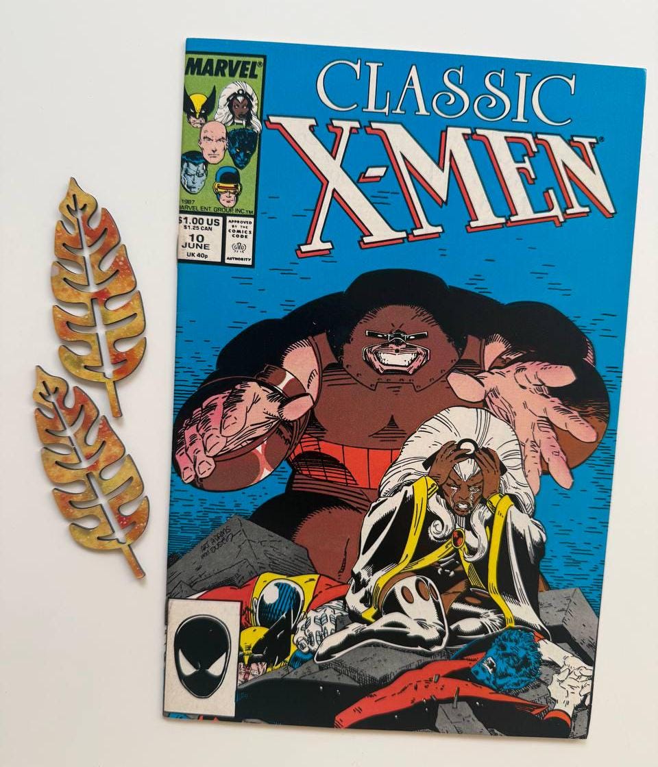 X-men Classic #10: Storm Vs Juggernaut, 1987 Vintage Comic Book - Etsy