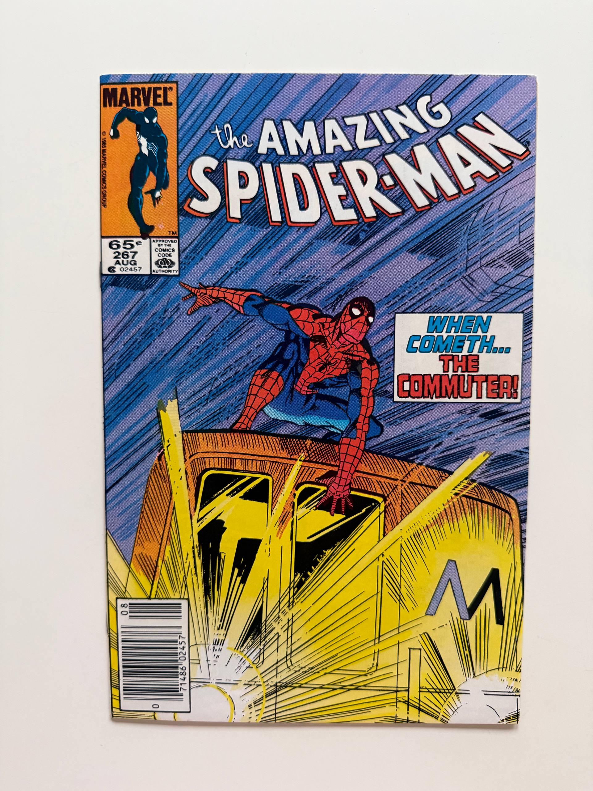 【額装付】レア 未使用 アメージング スパイダーマン コミック第1号 切手 アメイジング・スパイダーマン #267 (1985) コミックブック | レア