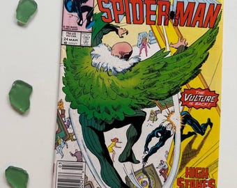 Web of Spider-Man #24: Vulture vs Hobgoblin, 1987 Newsstand Edition