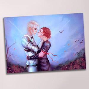 Fine Art Print A5 / A4 Melodie der Asche - Before the Storm (Vaelen x Laudan) - signiert