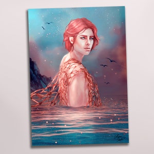 Fine Art Print A5 / A4 Melodie der Asche - Fischer Vaelen (signiert)
