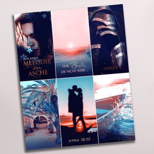 Impressão Fine Art - Moodboard - Melody of Ashes - Vaelen Intro