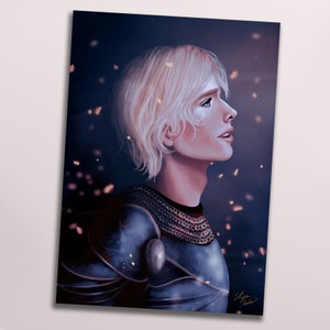 Fine Art Print A5 / A4 Melodie der Asche - Laudan in jung (signiert)