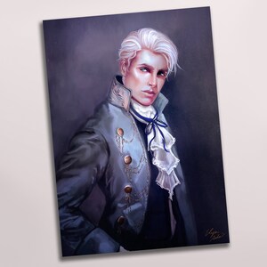 Fine Art Print A5 / A4 Melodie der Asche - Laudan, der Held von Ethelis (signiert)