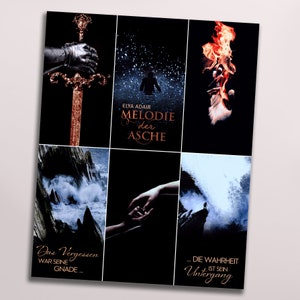 Gravura Fine Art - Moodboard - Melody of Ashes - Esquecer foi sua graça...
