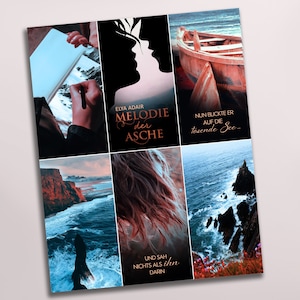 Gravura de belas artes - Moodboard - Melody of Ashes - Vaelen e Laudan nos penhascos de Obsidiana