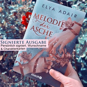 Melodie der Asche - Buch BL-Fantasy (Persönlich von der Autorin signierte Ausgabe MIT Charakterkarten und kleinem extra Goodie in Buchbox)