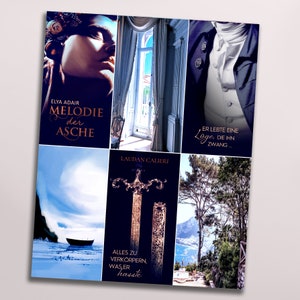 Impressão Fine Art - Moodboard - Melody of Ashes - Laudan Intro