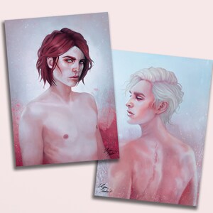 Fine Art Print A5 / A4 Melodie der Asche - Laudan und Vaelen Bundle 1