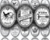 Items similar to PARIS JARDIN - Digital Printable Collage Sheet ...