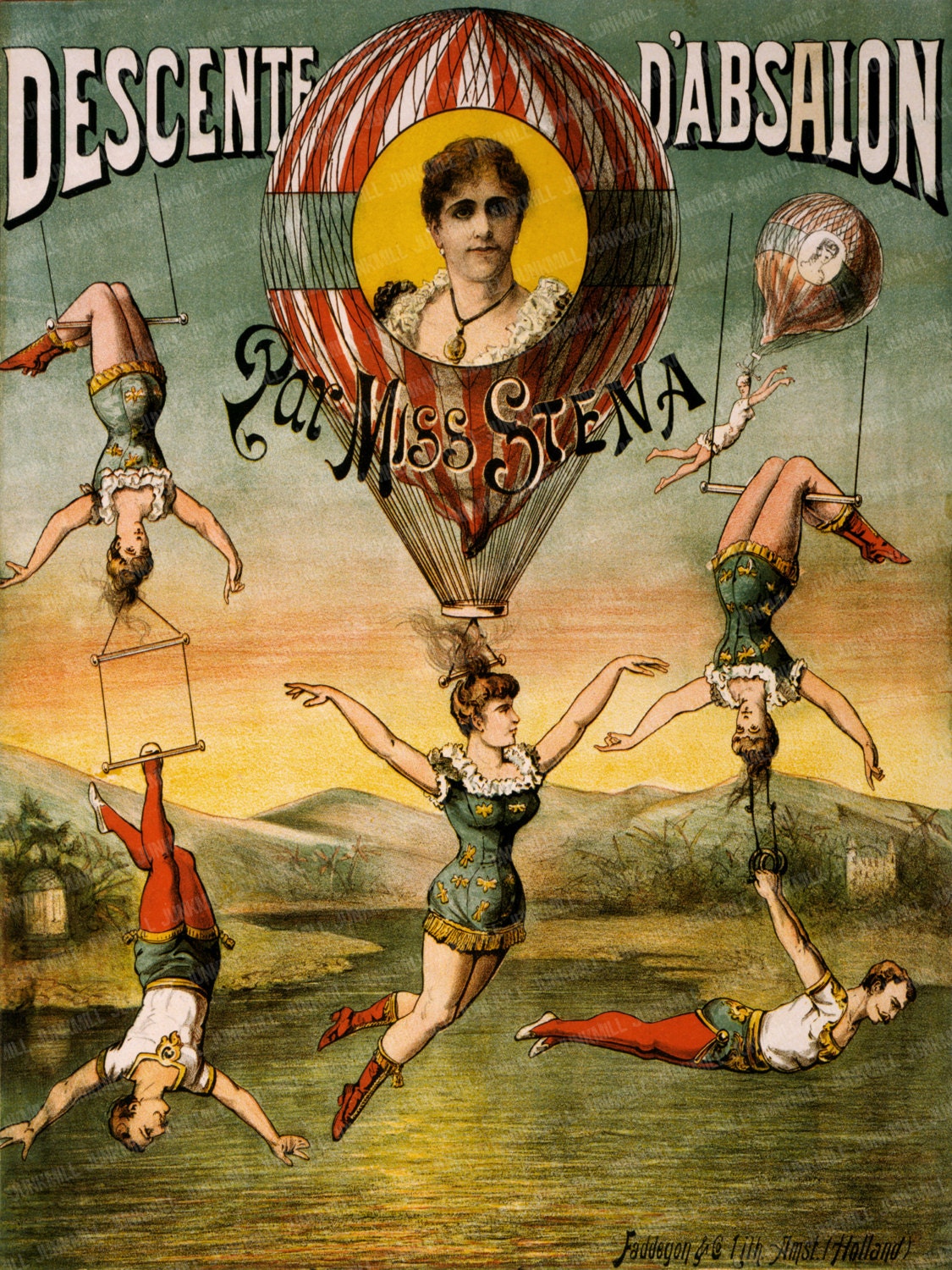 CIRQUE - Extra Large Digital Printable Images - Vintage Circus