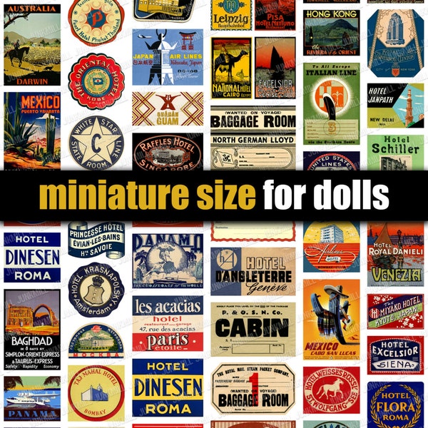 Suitcase Stickers - Etsy
