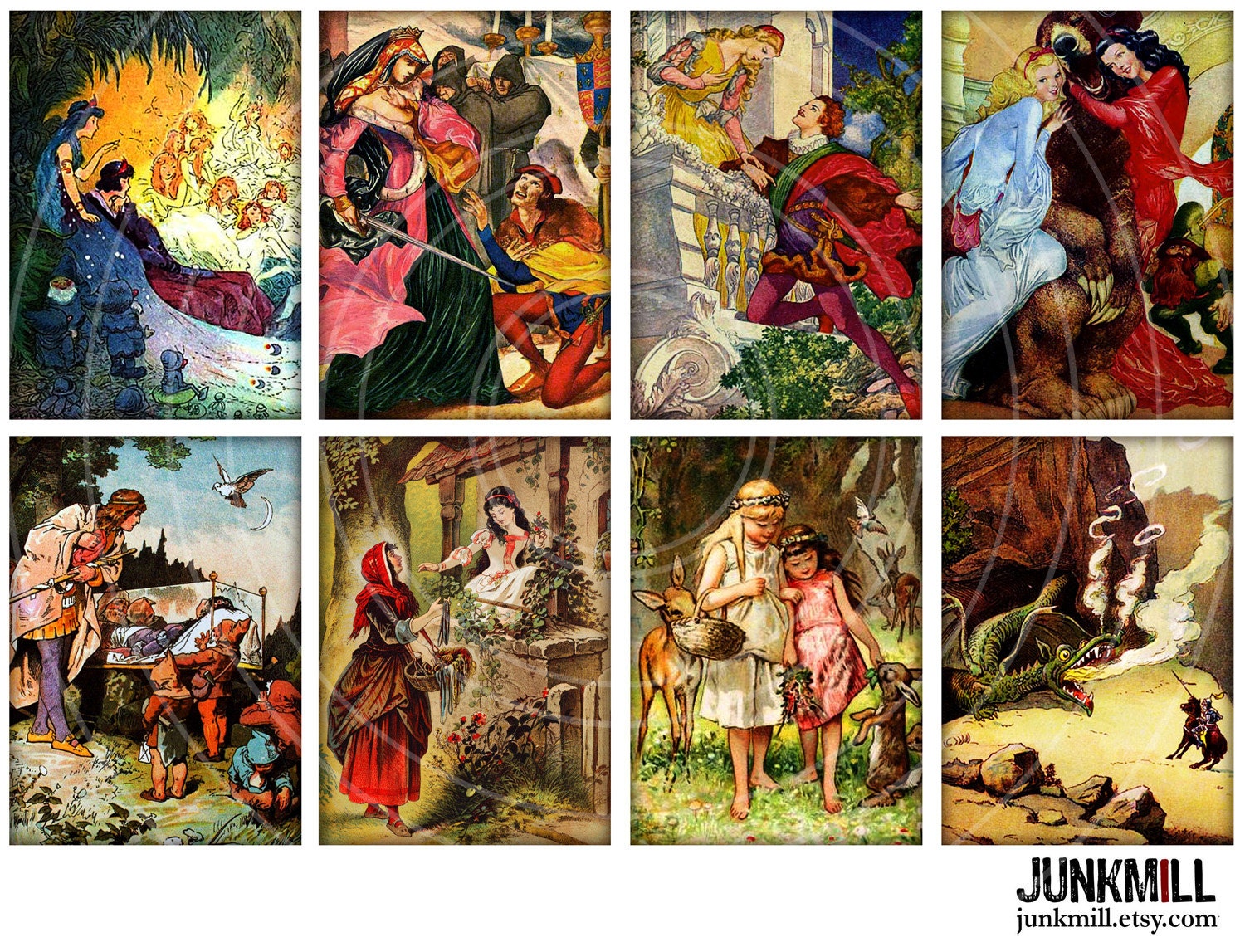 Fairy Tale Classics Digital Printable Collage Sheet Etsy De Fairy Tale Classics Digital Printable Collage Sheet Etsy De