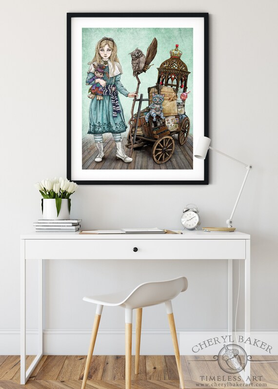 ALICE MADNESS RETURNS Inspired Wonderland Art Print Poster 