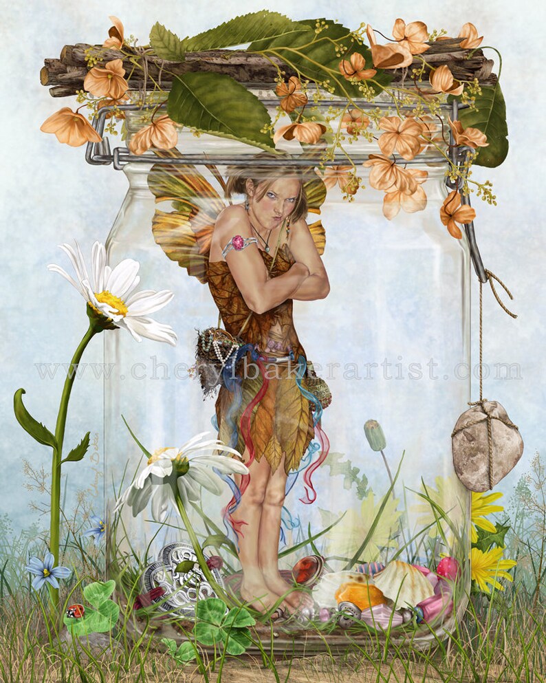 Fairy Art Print Fairy Decor Fairy Nursery Art Whimsical Etsy