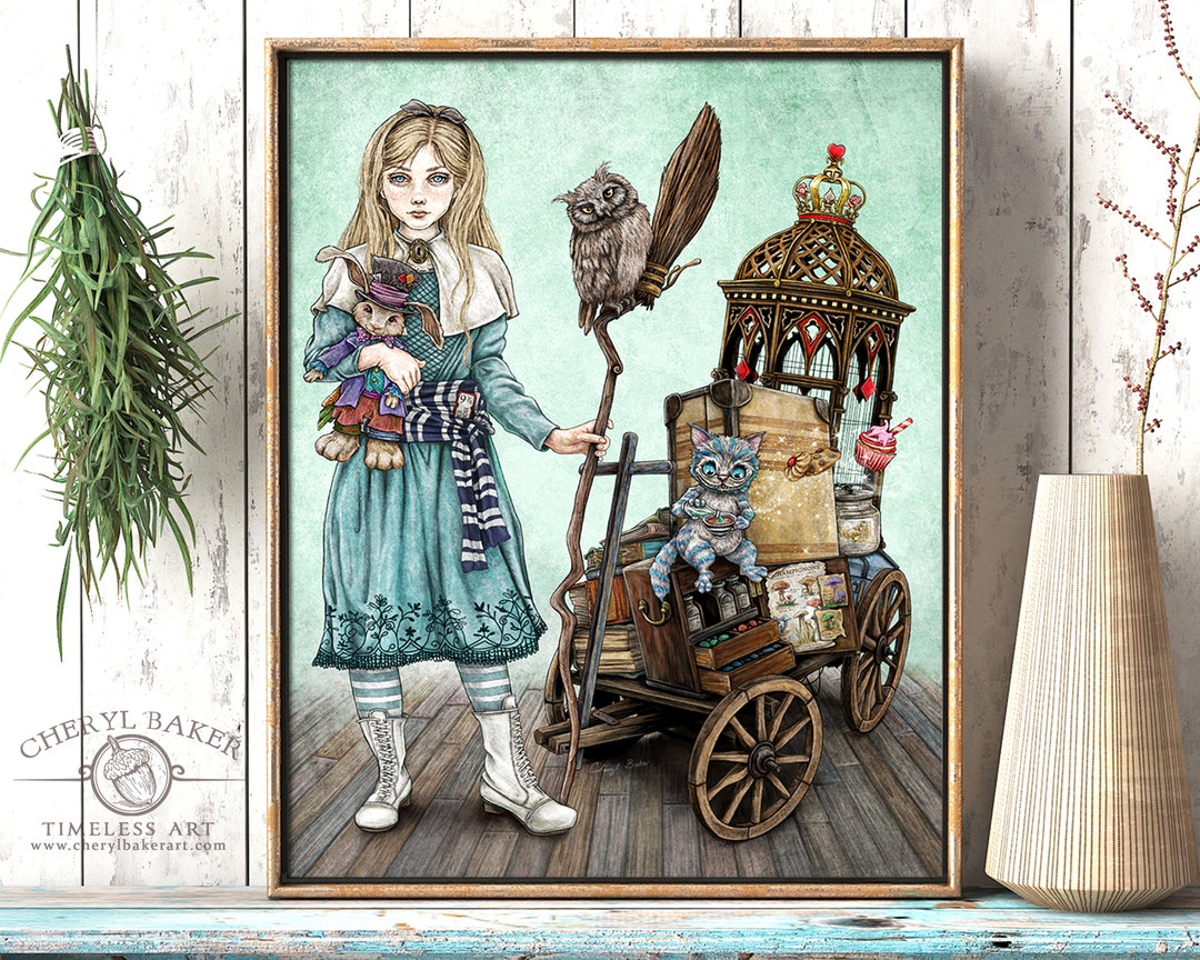 ALICE MADNESS RETURNS Inspired Wonderland Art Print Poster 