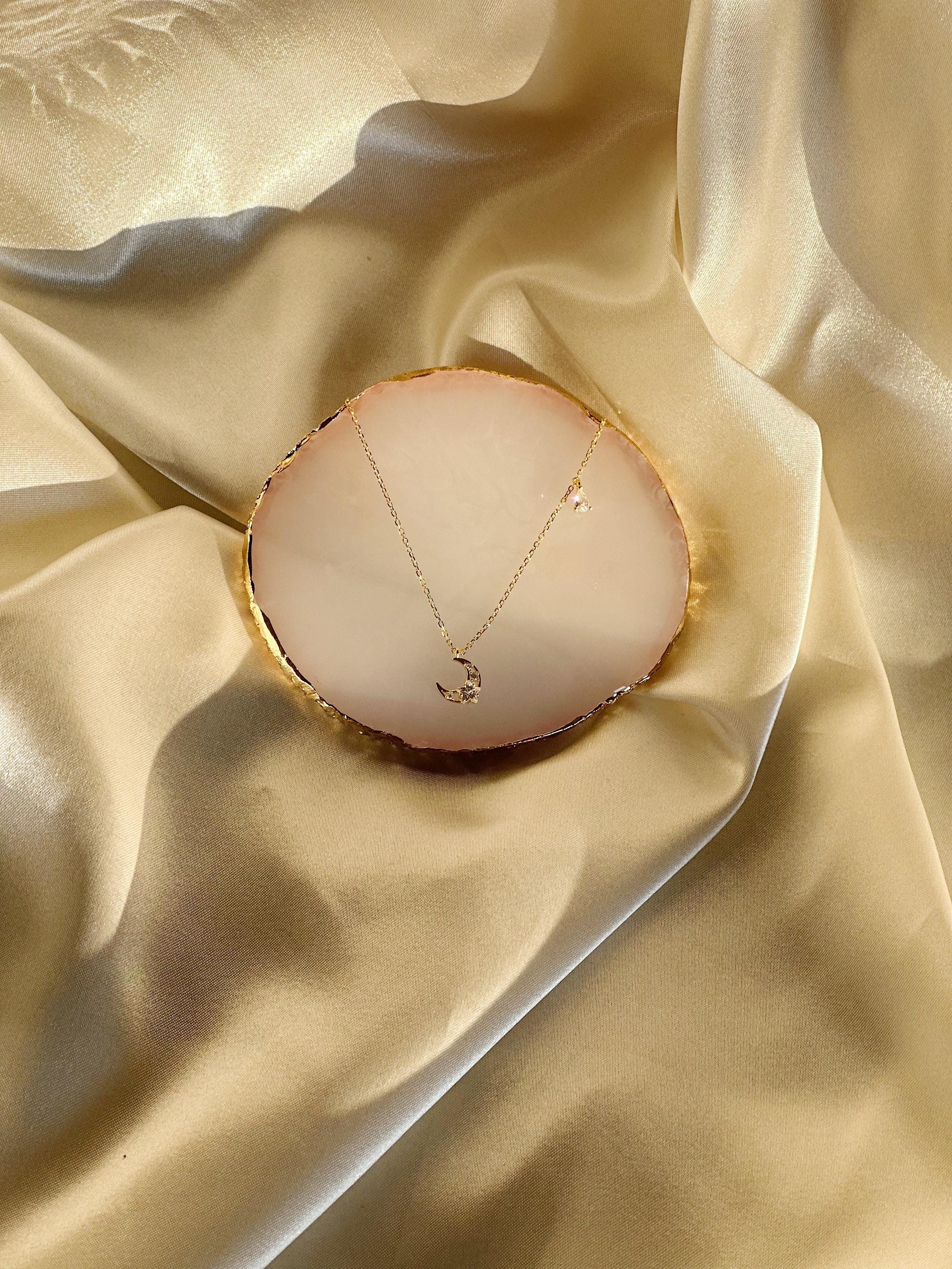 Collana In Oro Bianco 18 Kt Con AcquaMarina Taglio Ovale - Zahir Gioielli - Foto 4