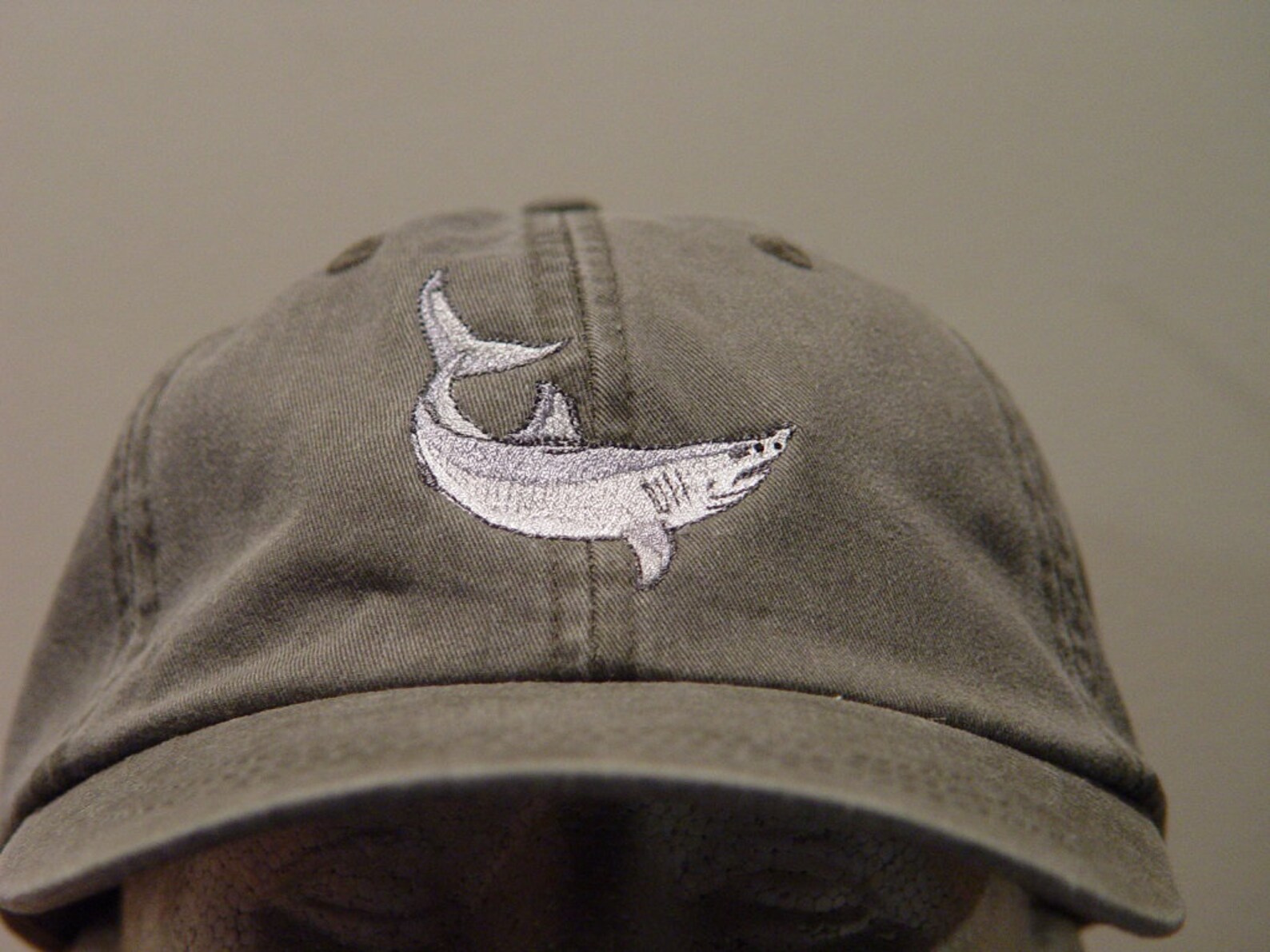 GREAT WHITE SHARK Hat - Embroidered Men Women Marine Wildlife Cap ...