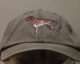 GERMAN SHORTHAIRED POINTER Dog Hat One Embroidered Men Women Cap Price  Embroidery Apparel 24 Color Caps Available Adult Mom Dad Gift